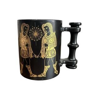 Vintage 1970s Portmeirion Gemini Zodiac Horoscope Coffee Mug Cup John Cuffley